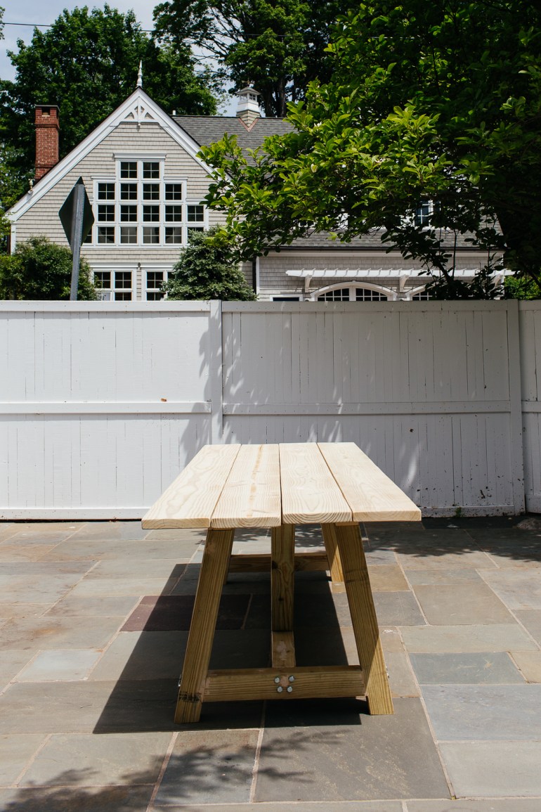 patio end tables big lots clearance on Building An Outdoor Dining Table Erin Kestenbaum